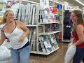 Britt and Ahsley Fighting at Wal-Mart