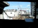 大阪環状線外回２０１系電車の運転席後よりの撮影です。