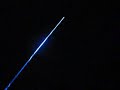 Blue laser pointer Time Tunnel Light Show Part One