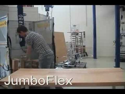 Vacuum Tube Lifter Jumbo Flex - Pick Up Boxes, Sacks, Barrels, etc. Video Image