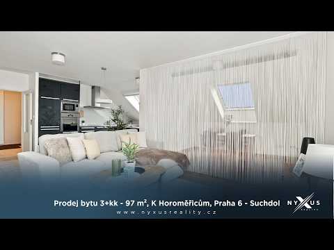 Video Prodej bytu 3+kk - 97 m², K Horoměřicům, Praha 6 – Suchdol
