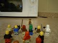 one little lego dude against tons of other little lego dudes.


music: battle of the heroes, composed by john williams, performed by the global stage orchestra.