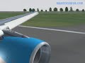 Majestic Air VA - Airbus A318 Landing at Newcastle