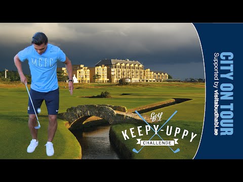 Video: GOLF KEEPY UP CHALLENGE COMPETITION | Karim Rekik