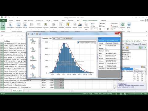 how to fit distribution in excel