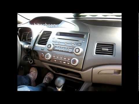 How to Remove Radio / CD Changer from 2007 Honda Civic for Repair.