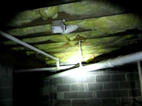 how to vent a dryer through crawl space