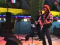 Performing with Randy Linder on Fremont Street