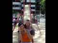 Plaza Guemes con las chicas