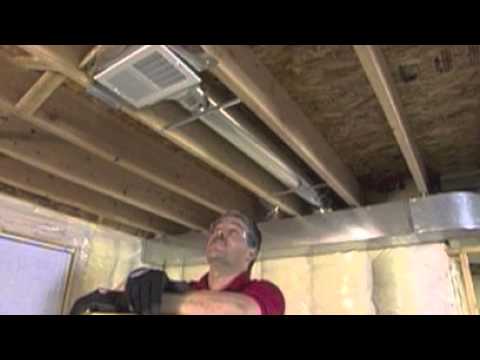 how to install ac vent in ceiling