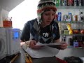 D.I.Y. Tee-shirt stenciling, how to video.