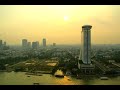 Bangkok Wednesday Evening Sunset Time Lapse from Royal Orchid Sheraton Hotel