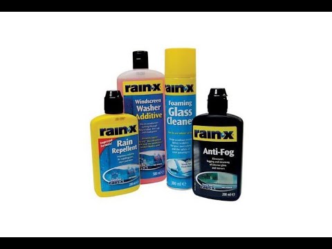 how to properly apply rain x