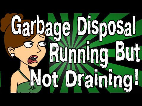 how to drain garbage disposal