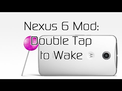 how to enable double tap to wake