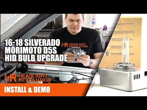 video-linktoworks-150% BRIGHTER HID D5S Bulbs 16-18 Chevy Silverado...