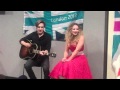 McFly's Tom Fletcher and sister Carrie perform the official olympic mascot song On A Rainbow!