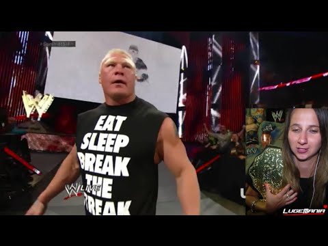 WWE Raw 7/21/14 Brock Lesnar RETURNS Live Commentary