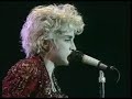 Fan trhows a t-shirt in Madonna, during performance