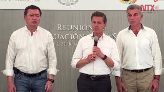 Continuarán las labores de rescate en edificios derrumbados: Peña
