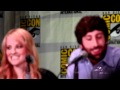 Simon Helberg and Melissa Rauch impersonate Howard's Mom from The Big Bang Theory Comic Con 2011