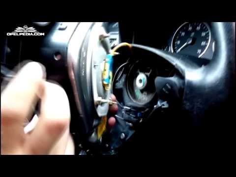 how to remove astra h steering wheel