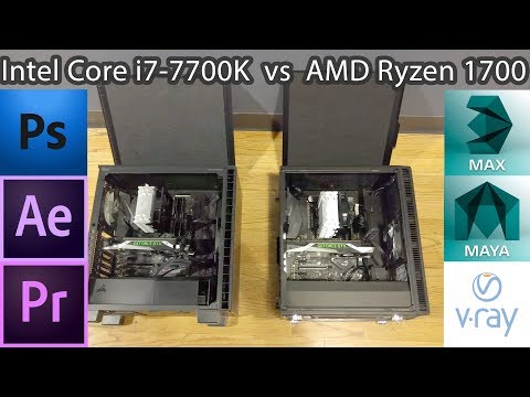 Ryzen or Core i7 for work in Ps, Ae, Pr, 3dsMax and Maya