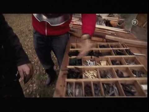 Englischer Langbogen wird getestet