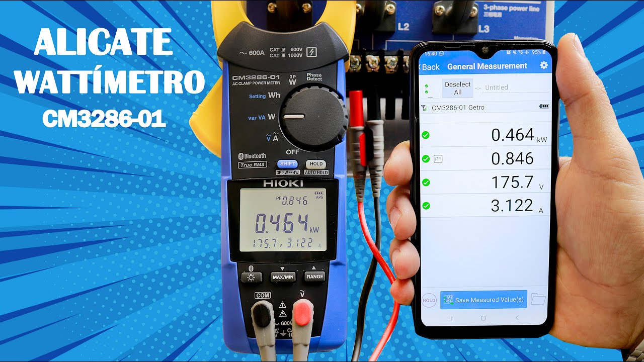 Conheça o Alicate Wattímetro CM3286-01 da HIOKI  - GETROTECH