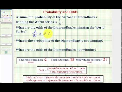 how to determine odds