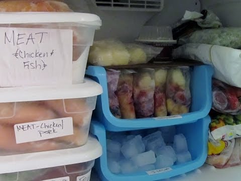 how to organize freezer