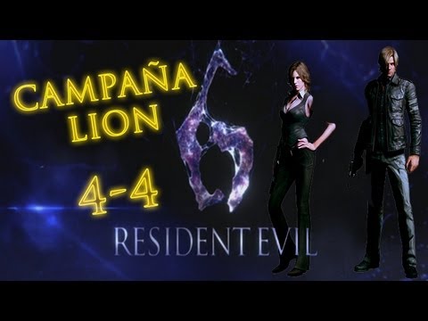 Let's Play Resident Evil 6 PC Coop Campaña Lion 4-4 Centro Medico de Investigaccion