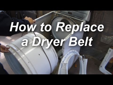 how to fix a dryer belt