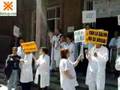 Los médicos de Pontones protestan contra su privatización