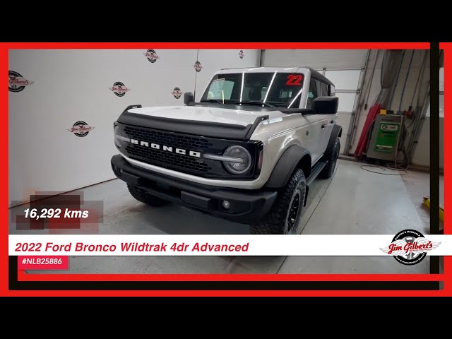 2022 Ford BRONCO WILDTRAK ADVANCED 4x4 - HARD + SOFT TOP in Cars & Trucks in Fredericton