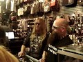 Jeff Hanneman and Kerry King signing autographs