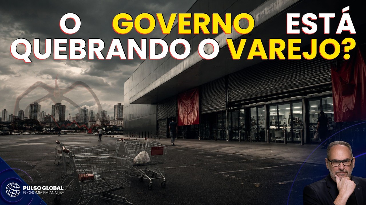 O COLAPSO DO VAREJO: POR QUE AS EMPRESAS BRASILEIRAS ESTÃO QUEBRANDO? - 21/08/26 AO VIVO