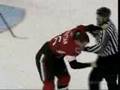 Downie viscous hit on McAmmond Downie viscous hit on McAmmond