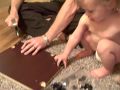 Madison helping daddy!