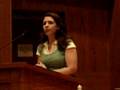 Stephenie Meyer speaks at BYU 1