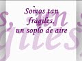 Letra de la cancion Frágiles - Malú
