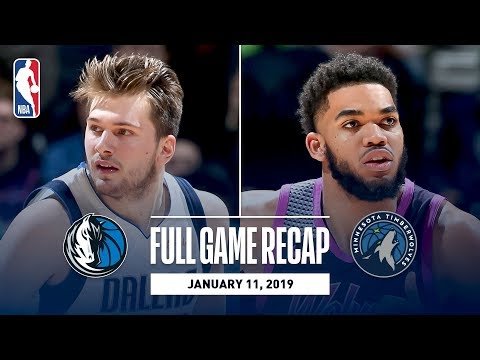 Video: Full Game Recap: Mavericks vs Timberwolves | Luka Doncic Clutch 29 Point Performance