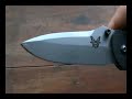 Benchmade Stryker, Spear Point, D2 Steel, Nitrous Assist Opening, Plain Edge