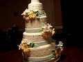My First Wedding cake- my 10th fondant cake