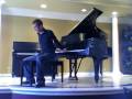 Piano backwards and upside down