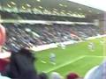 Gillingham V Villa - Villa fans after Milner goal