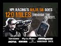 HPI BAJA 5B 120 miles through the Desert