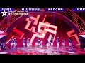 Twist and Pulse were BGT runners-up two years ago, and now their Twist And Pulse Dance Company has made it through to the Semi Finals. The energetic bunch smash through their slick, creative set with awesome flips, tricks and a tiny bit a Lion King thrown in. Awe. Some. See more from Britain's Got Talent here: itv.com twitter.com twitter.com www.facebook.com