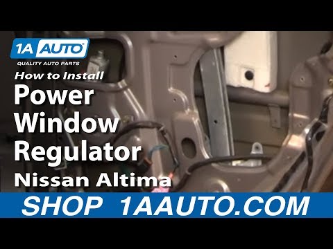 How to Install Replace Rear Power Window Regulator Nissan Altima 98-01 1AAuto.com