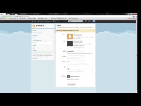 how to remove twitter from facebook